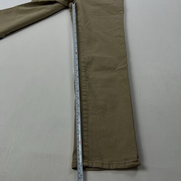 GOOD AMERICAN Good Classic Straight Leg Pants Jeans Postal Khaki Women's 4/27 - Picture 6 of 10